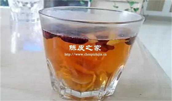 陈皮生姜红枣泡水有什么作用