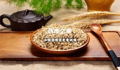 麦芽陈皮山楂煮水喝的功效