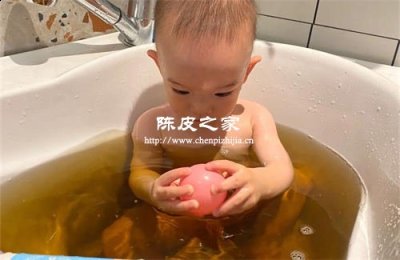 儿童用陈皮泡澡的功效与作用