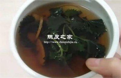 咳嗽用陈皮配什么喝效果好