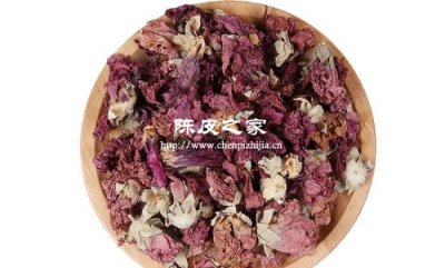 陈皮紫罗兰花泡茶一起喝有啥作用