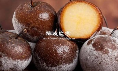 冻梨和陈皮合煮有什么作用