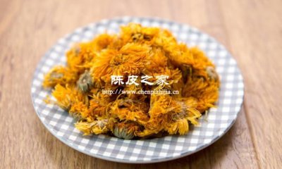 菊花陈皮一起泡水喝行吗