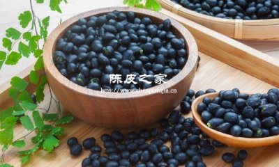 陈皮姜丝黑豆煮水什么作用