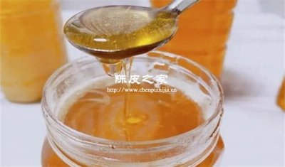 陈皮加蜂蜜泡水喝有什么作用