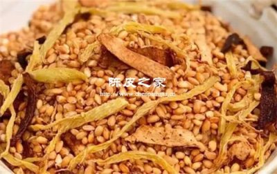 陈皮姜炒大米煮水治风寒感冒吗