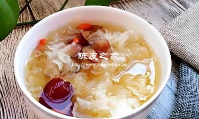 枸杞陈皮银耳汤的功效和作用