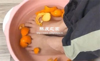 用橘子皮泡脚有什么功效与作用