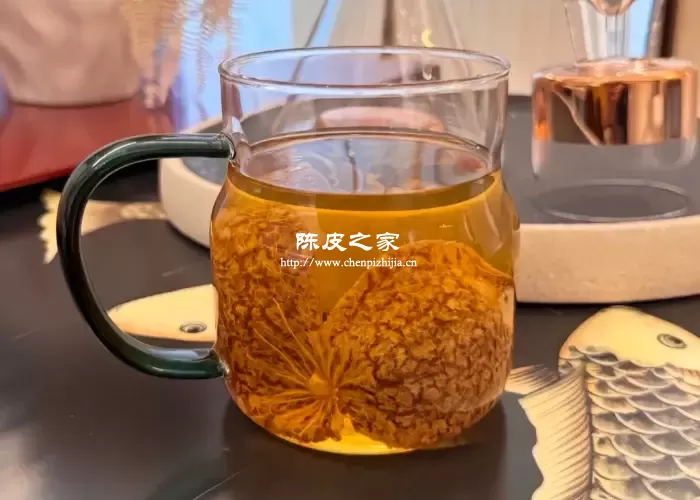 陈皮泡水图